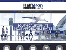 Tablet Screenshot of halfmoonlimos.com